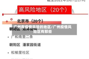 广州有疫情风险的地区/广州疫情风险区有那些