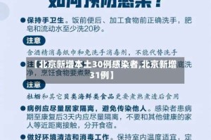 【北京新增本土30例感染者,北京新增31例】