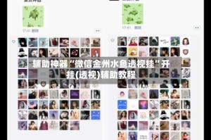 辅助神器“微信金州水鱼透视挂”开挂(透视)辅助教程