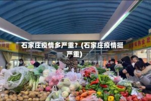 石家庄疫情多严重？(石家庄疫情挺严重)