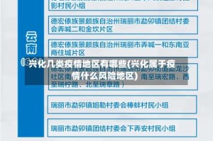 兴化几类疫情地区有哪些(兴化属于疫情什么风险地区)