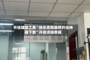 开挂辅助工具“微乐贵阳麻将开挂神器下载”开挂详细教程