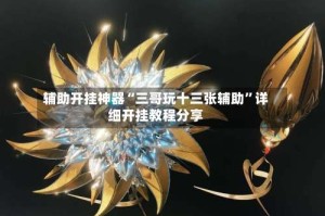 辅助开挂神器“三哥玩十三张辅助”详细开挂教程分享