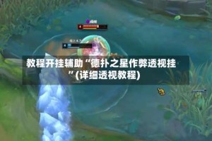 教程开挂辅助“德扑之星作弊透视挂”(详细透视教程)