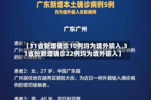 【31省新增确诊10例均为境外输入,31省份新增确诊22例均为境外输入】