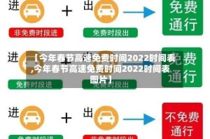 【今年春节高速免费时间2022时间表,今年春节高速免费时间2022时间表图片】