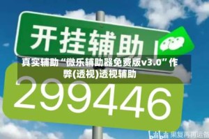 真实辅助“微乐辅助器免费版v3.0”作弊(透视)透视辅助