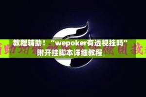 教程辅助！“wepoker有透视挂吗”附开挂脚本详细教程