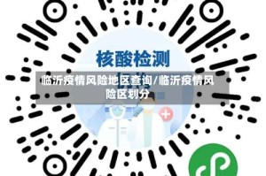 临沂疫情风险地区查询/临沂疫情风险区划分