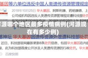 河源哪个地区最多疫情病例(河源现在有多少例)