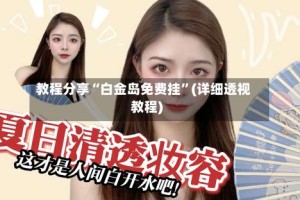 教程分享“白金岛免费挂”(详细透视教程)