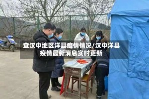 查汉中地区洋县疫情情况/汉中洋县疫情最新消息实时更新