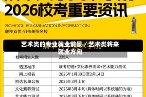 艺术类的专业就业前景／艺术类将来就业方向