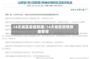 14天地区疫情数据/14天地区疫情数据查询
