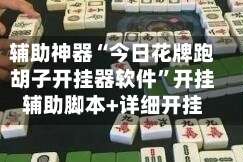 辅助神器“今日花牌跑胡子开挂器软件”开挂辅助脚本+详细开挂