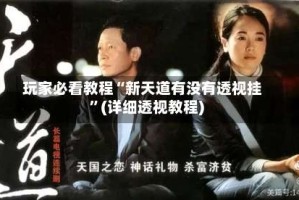 玩家必看教程“新天道有没有透视挂”(详细透视教程)