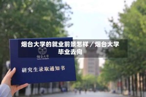 烟台大学的就业前景怎样／烟台大学毕业去向