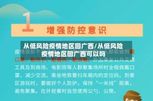 从低风险疫情地区回广西/从低风险疫情地区回广西可以吗