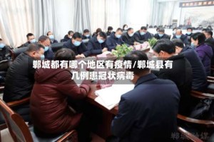 郸城都有哪个地区有疫情/郸城县有几例患冠状病毒