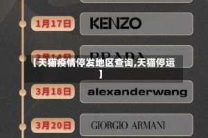 【天猫疫情停发地区查询,天猫停运】