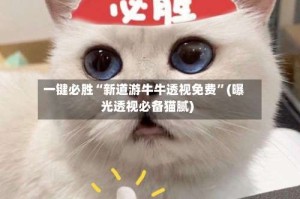 一键必胜“新道游牛牛透视免费”(曝光透视必备猫腻)