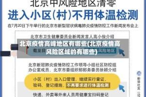 北京疫情高峰地区有哪些(北京疫情高风险区域的有哪些)
