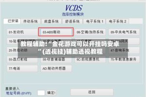 教程辅助!“金花游戏可以开挂吗安卓”(透视挂)辅助透视教程