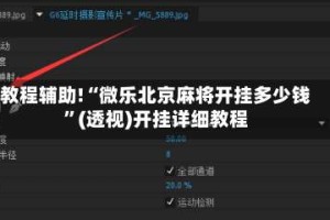 教程辅助!“微乐北京麻将开挂多少钱”(透视)开挂详细教程