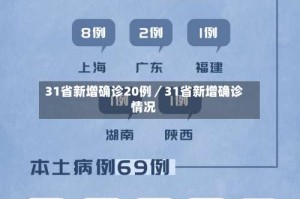 31省新增确诊20例／31省新增确诊情况