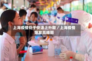 上海疫情处于快速上升期／上海疫情爆发高峰期