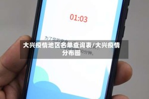 大兴疫情地区名单查询表/大兴疫情分布图