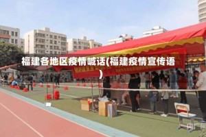 福建各地区疫情喊话(福建疫情宣传语)