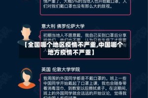 【全国哪个地区疫情不严重,中国哪个地方疫情不严重】