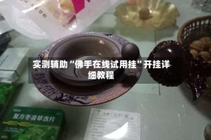 实测辅助“佛手在线试用挂”开挂详细教程