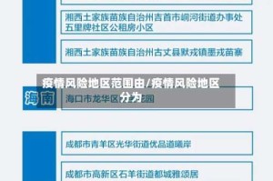 疫情风险地区范围由/疫情风险地区分为