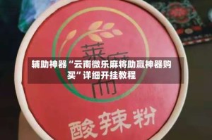辅助神器“云南微乐麻将助赢神器购买”详细开挂教程