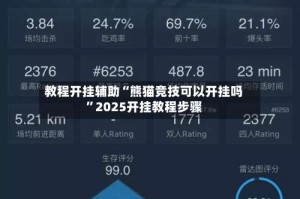 教程开挂辅助“熊猫竞技可以开挂吗”2025开挂教程步骤