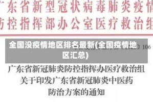全国没疫情地区排名最新(全国疫情地区汇总)