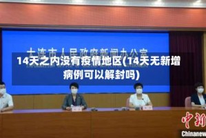 14天之内没有疫情地区(14天无新增病例可以解封吗)
