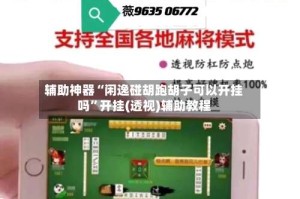 辅助神器“闲逸碰胡跑胡子可以开挂吗”开挂(透视)辅助教程