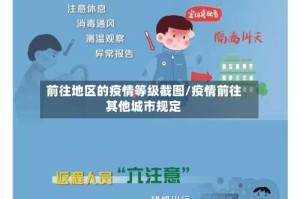 前往地区的疫情等级截图/疫情前往其他城市规定