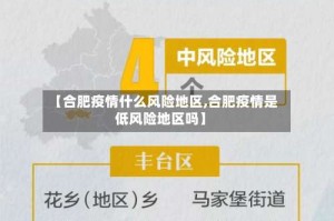 【合肥疫情什么风险地区,合肥疫情是低风险地区吗】