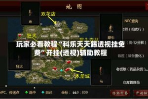 玩家必看教程“科乐天天踢透视挂免费”开挂(透视)辅助教程