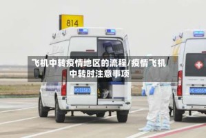飞机中转疫情地区的流程/疫情飞机中转时注意事项