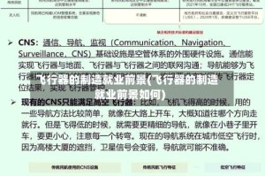 飞行器的制造就业前景(飞行器的制造就业前景如何)