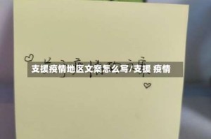 支援疫情地区文案怎么写/支援 疫情