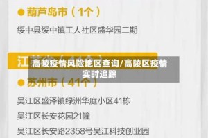 高陵疫情风险地区查询/高陵区疫情实时追踪