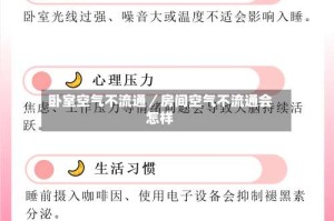 卧室空气不流通／房间空气不流通会怎样
