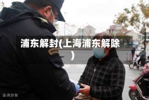 浦东解封(上海浦东解除)