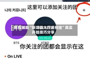 教程辅助“新鸿狐大厅透视挂”真实开挂技巧分享